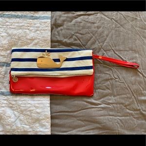 Margaret Josephs Macbeth Collection Striped Clutch